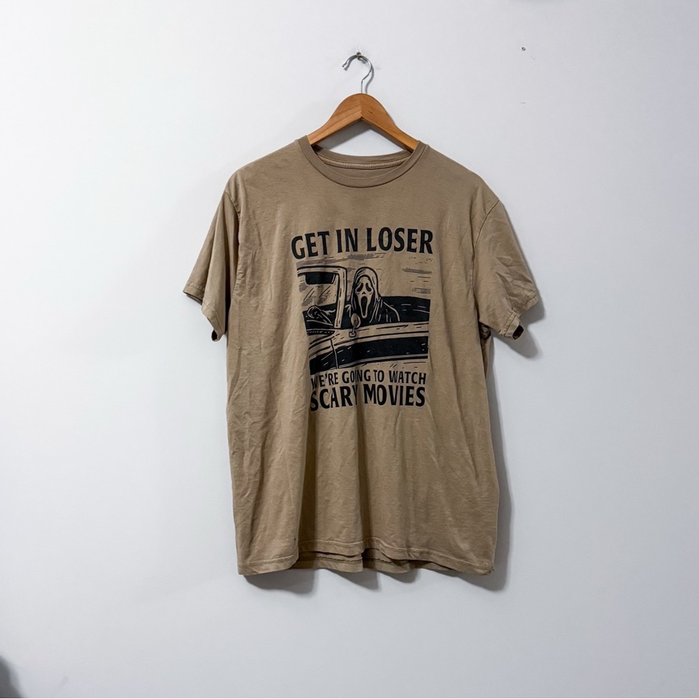 3/$20⚡️ Ghost Face Tan We're Going To Watch Scary Movies
T-Shirt Sz XL Scream